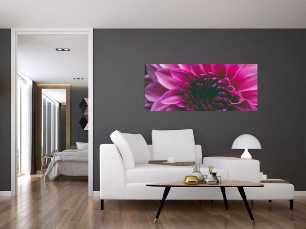 Rózsaszín virág képe (120x50 cm)