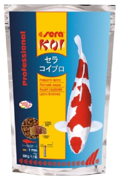 SERA 106657 KOI Professional Summer Food - Kerti tó nyári haleledel 1000ml (500g)