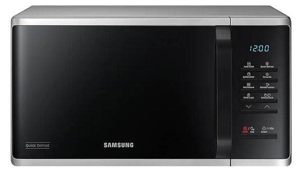 Samsung MS23K3513AS/EO 800 W 23 literes ezüst mikrohullámú sütő