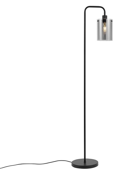 Design állólámpa fekete füstüveggel - Domo