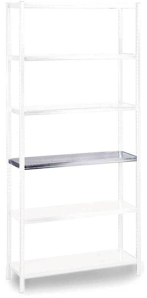 Raaco 118835 Polc (Sz x Ma x Mé) 885 x 36 x 310 mm Acél Ezüst 5 db