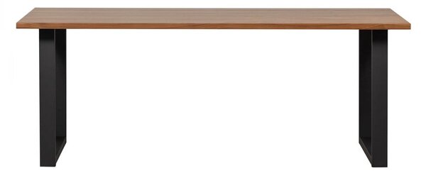 Étkezőasztal diófa dekoros asztallappal 90x200 cm Jimmy – WOOOD