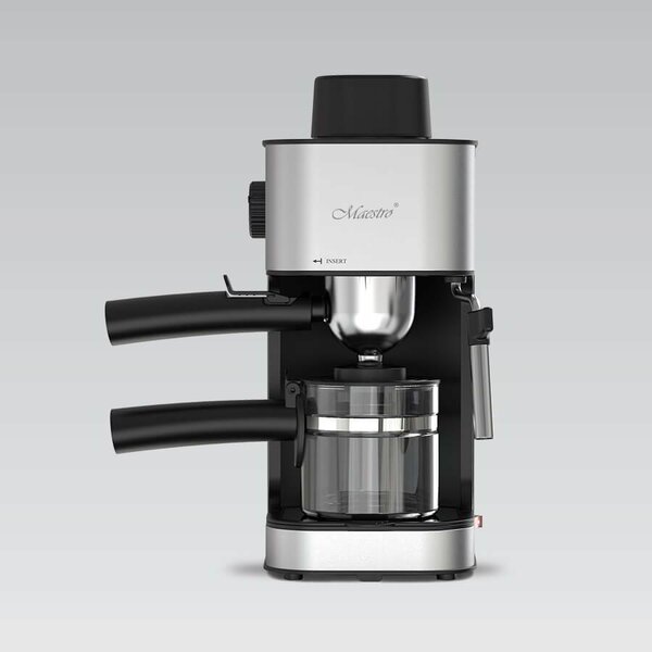 Maestro MR-411 Eszpresszó Kávéfőző 800 Watt - Fekete / Ezüst