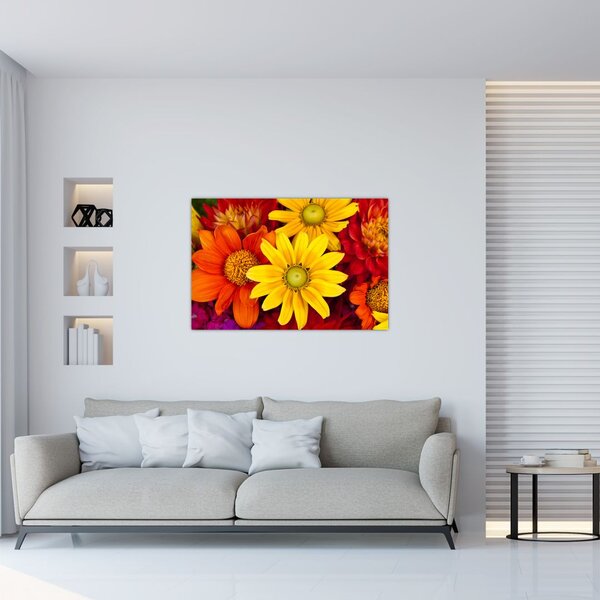 Virágos kép (90x60 cm)