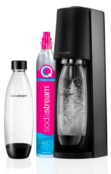 SodaStream Terra Szódagép Fekete - 2 palackos szett