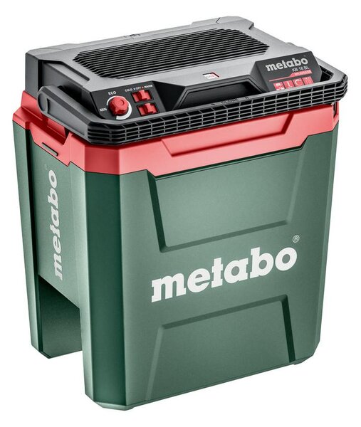 Metabo KB 18 BL Akkus hűtő- és fűtődoboz EEK: E (A - G) 12 V/DC, 18 V/DC, 240 V/AC Zöld, Piros, Fekete 24 l 17 °C...+60 °C (600791850)