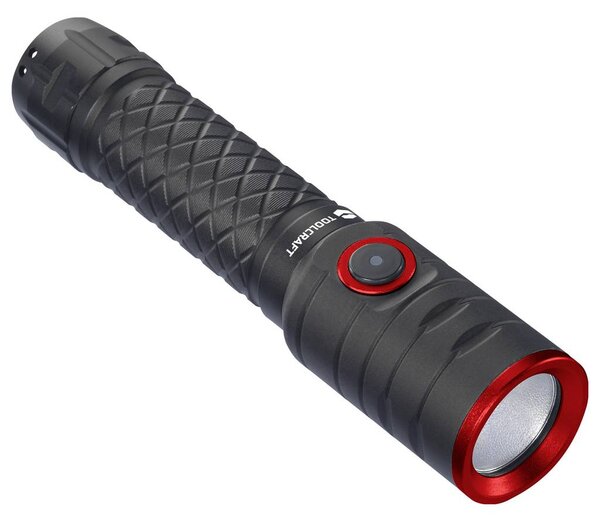 TOOLCRAFT Kézilámpa Li-ion akkuk Stroboszkóp üzemmóddal 1000 lm 5.5 óra 155 g (TO-9919599)