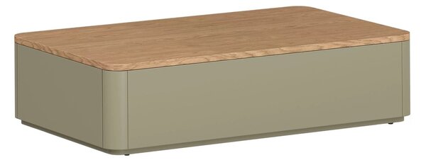 Amilio fiókos dohányzóasztal 100 cm - eukaliptusz / baltic dune tölgy