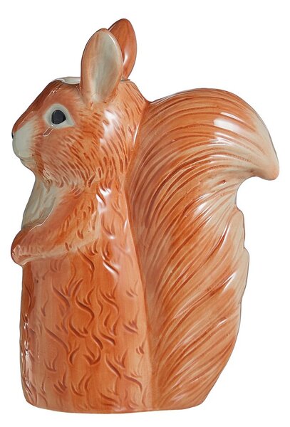 HAZEL kerámia váza 18 cm , mókus