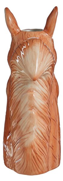 HAZEL kerámia váza 18 cm , mókus