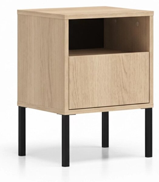 Harmona fiókos éjjeliszekrény 40 cm - lindberg tölgy