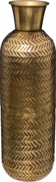 Jarrón "noche" Metal Dorado H45cm