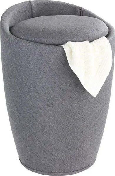 Weko Candy 2 az 1-ben szennyeskosár, 20l, Textil anyag, Szürke