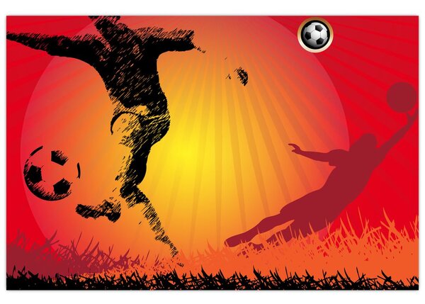 Kép - futball (90x60 cm)