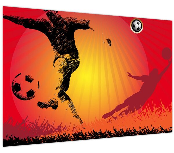 Kép - futball (90x60 cm)