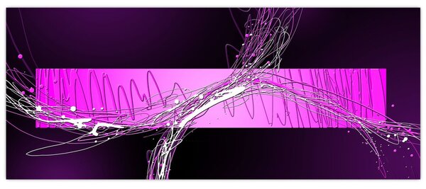 Absztrakt kép (120x50 cm)