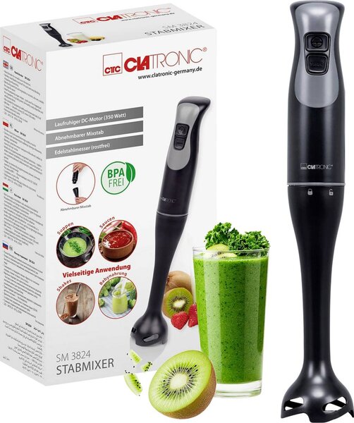 Clatronic SM 3824 Rúdmixer 350 W Fekete