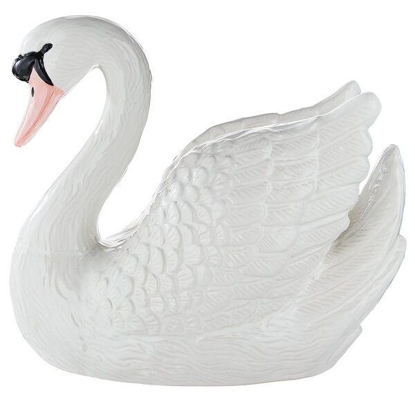 ODETTE kerámia hattyú 21 cm