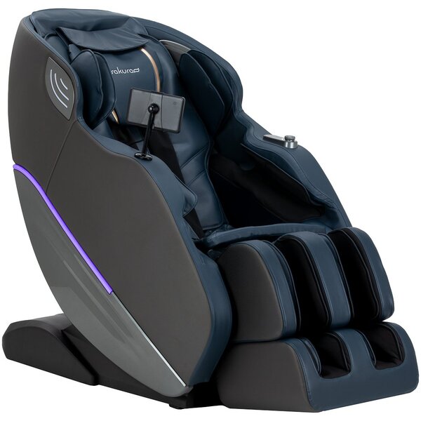 Activeshop Fotel masujący Sakura Maximus 809 3D szaro niebieski