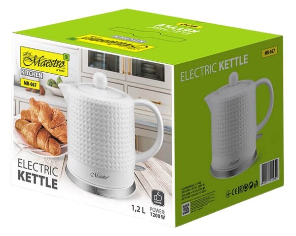 Maestro MR-067 1.5L Kerámia Vízforraló 1200W