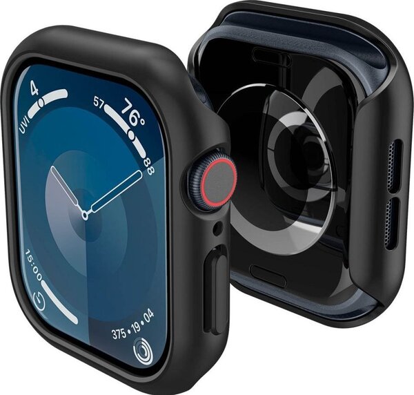 Apple Watch Series 10 42mm SPIGEN THIN FIT műanyag óra Keret Ütésállóság Fekete