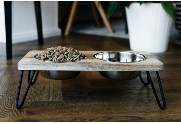 Fa tálka szett állvánnyal kutyáknak Dog Fantasy – Plaček Pet Products