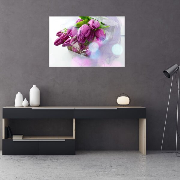 Kép - csokor tulipán (90x60 cm)