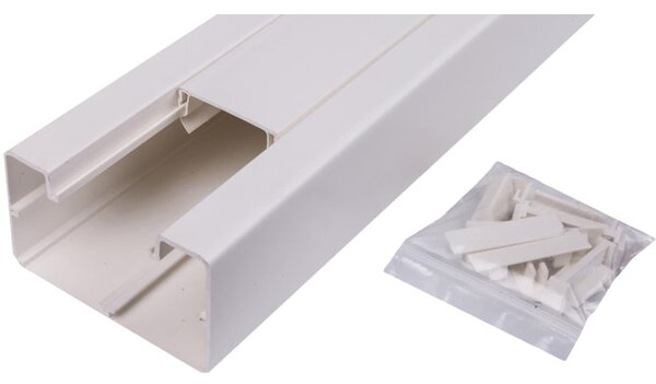 Simon Connect Kanał jednokomorowy Cabloplus PVC 90x55mm czysta biel TK12081/9 /2m/