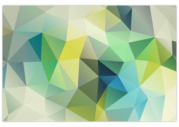 A geometriai absztrakció képe (90x60 cm)