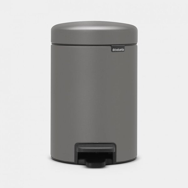 Brabantia New Icon 3 literes pedálos rozsdamentes szemetes - Szürke