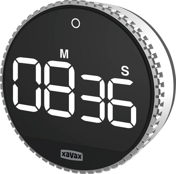 Hama Rotation Digitális konyhai időzítő Fekete, Ezüst