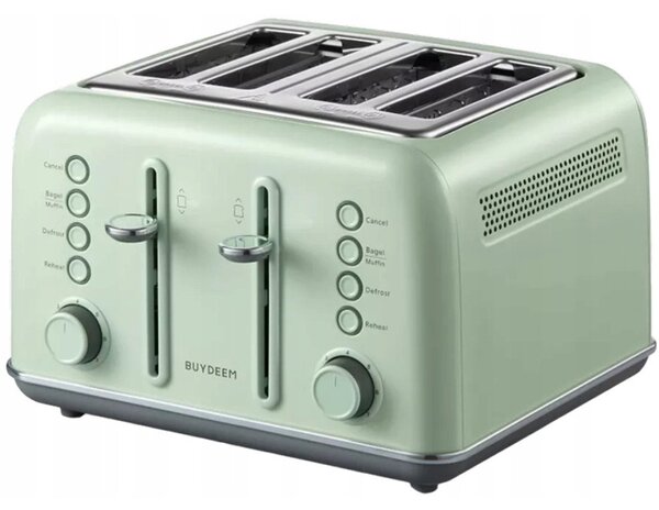 BUYDEEM DT640E-CG/EU Kenyérpirító 4 szeletes 1800W Zöld