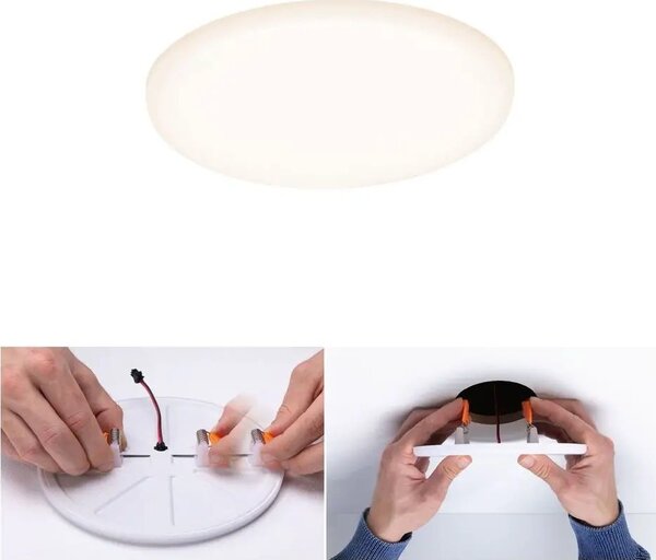 Paulmann EB Panel Veluna VariFit LED-es beépíthető lámpa LED 10 W Selyem (92388)