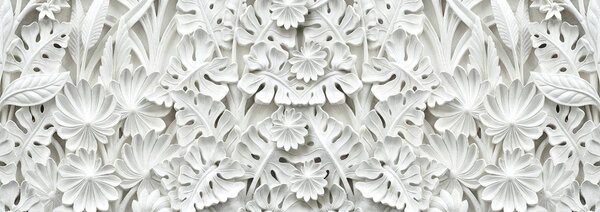 Fotótapéta - Alabástrom fehér absztrakció (152,5x104 cm)