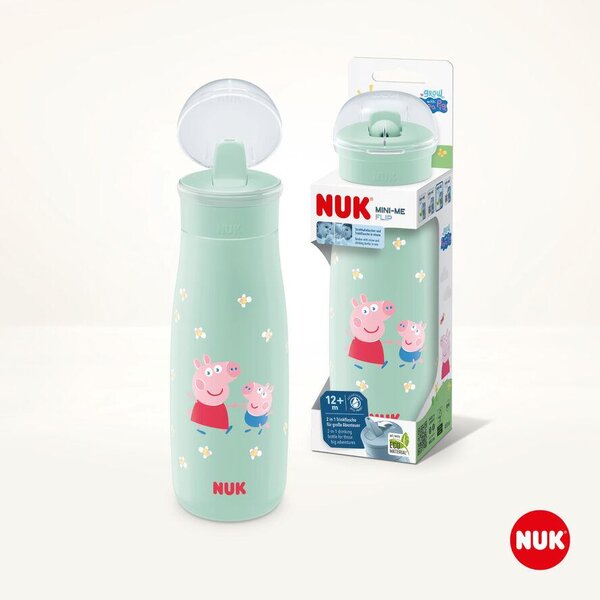 Nuk Peppa Malac Műanyag Gyerek Kulacs 450 ml - Mintás