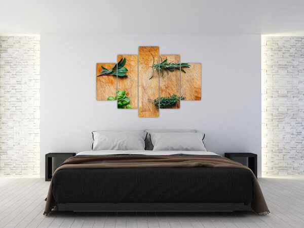 Kép - Gyógynövények (150x105 cm)