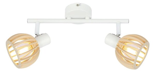 Fehér-natúr színű mennyezeti lámpa ø 10 cm Atarri – Candellux Lighting