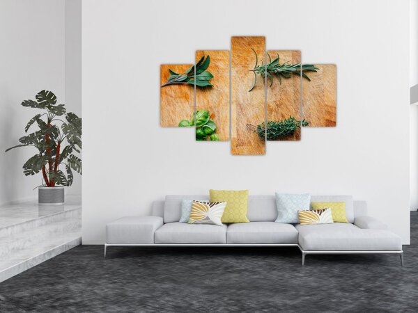 Kép - Gyógynövények (150x105 cm)