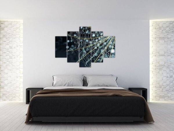 Kép - Virág pókhálóval (150x105 cm)