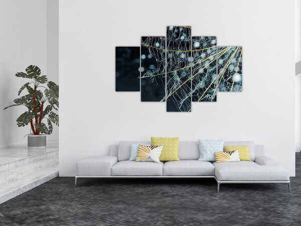 Kép - Virág pókhálóval (150x105 cm)