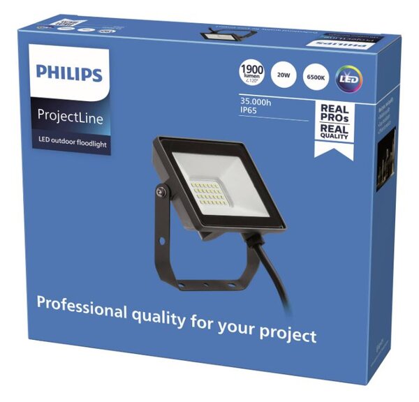 Philips 8719514954595 fényvető 20 W LED Fekete