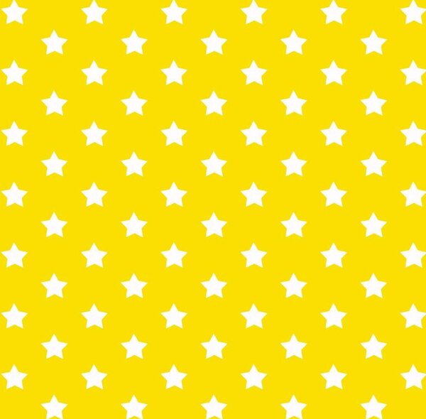 Csillagok sárga öntapadós tapéta