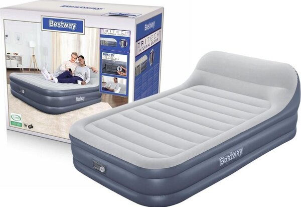 Bestway 67923 légmatrac Kétszemélyes matrac Kék, Szürke Uniszex