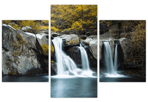 Kép - vízesés, Lushan, Kína (90x60 cm)