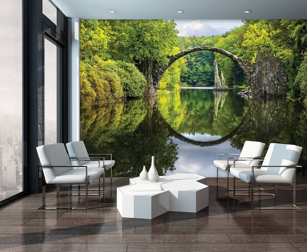 Fotótapéta - Híd - reflexió (152,5x104 cm)