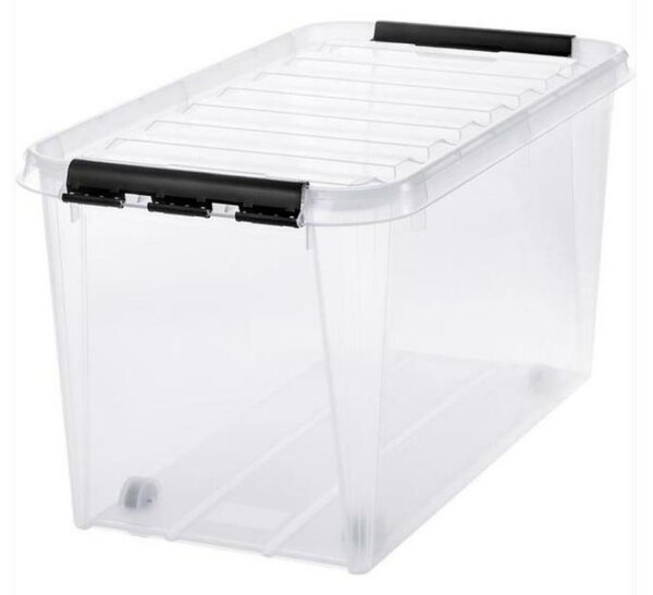 Smartstore "Classic 70" műanyag Tárolódoboz tetővel 70L - Átlátszó