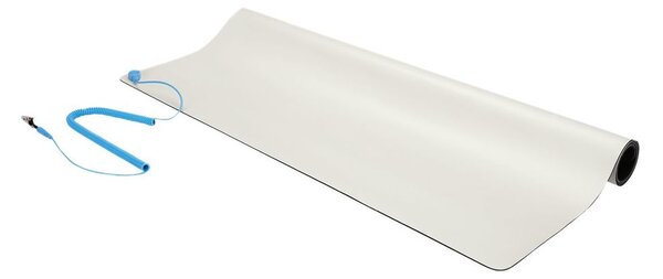 StarTech.com Anti-Static Mat - 25" x 27.5" Electrical Grounding Desk Pad - For Home or Work - Beige (M3013) desktop anti-static mat