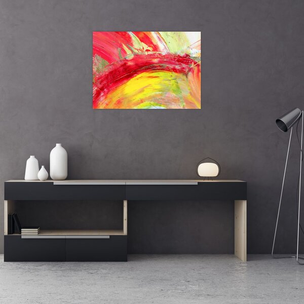 Absztrakció kép - festmény (70x50 cm)