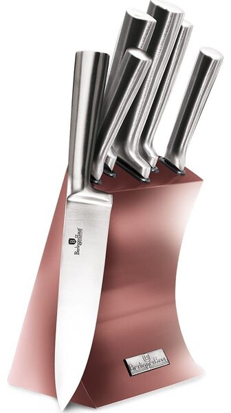 BerlingerHaus BH/2447 I-Rose Collection Késkészlet - Rozsdamentes Acél, Metál Pink