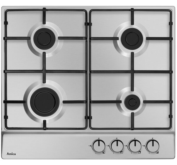 Amica PGA6100BPR Beépíthető Gázfőzőlap 59cm Inox
